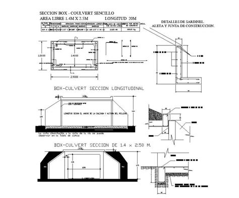 typical drawing of box culvert